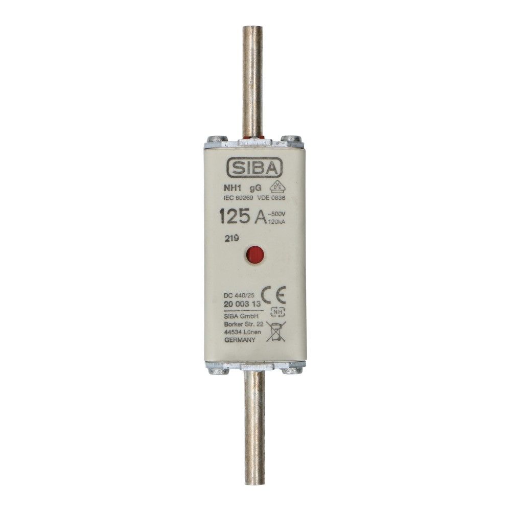 Mespatroon NH1/0 125A gL/gG 500V 135x29.5x48