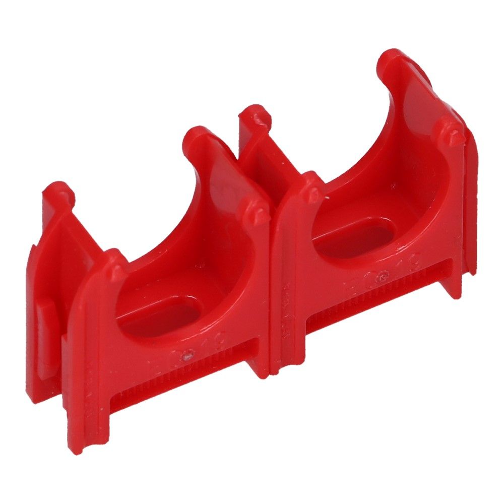 Kunststof buisklem Rood diameter 3/4inch 19mm - 200 stuks