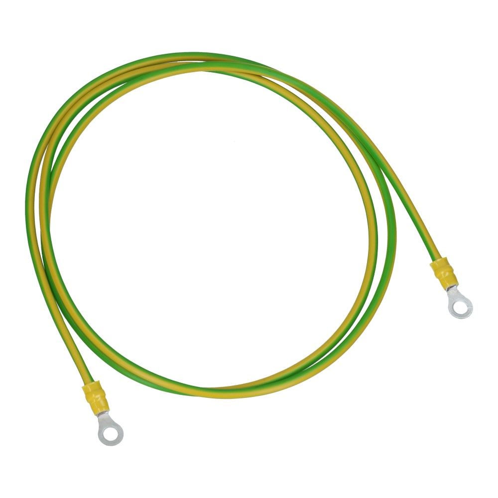 Aardkabel Vereffeningskabel vertind 6mm² 0.25meter met kabeloog 8.4mm