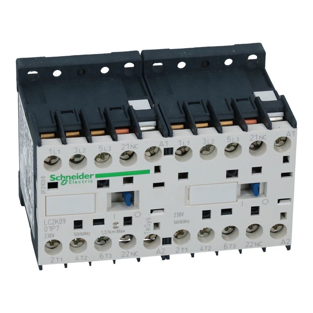 TeSys 2x 3 polig 20A/AC-1 magneetschakelaar 230VAC