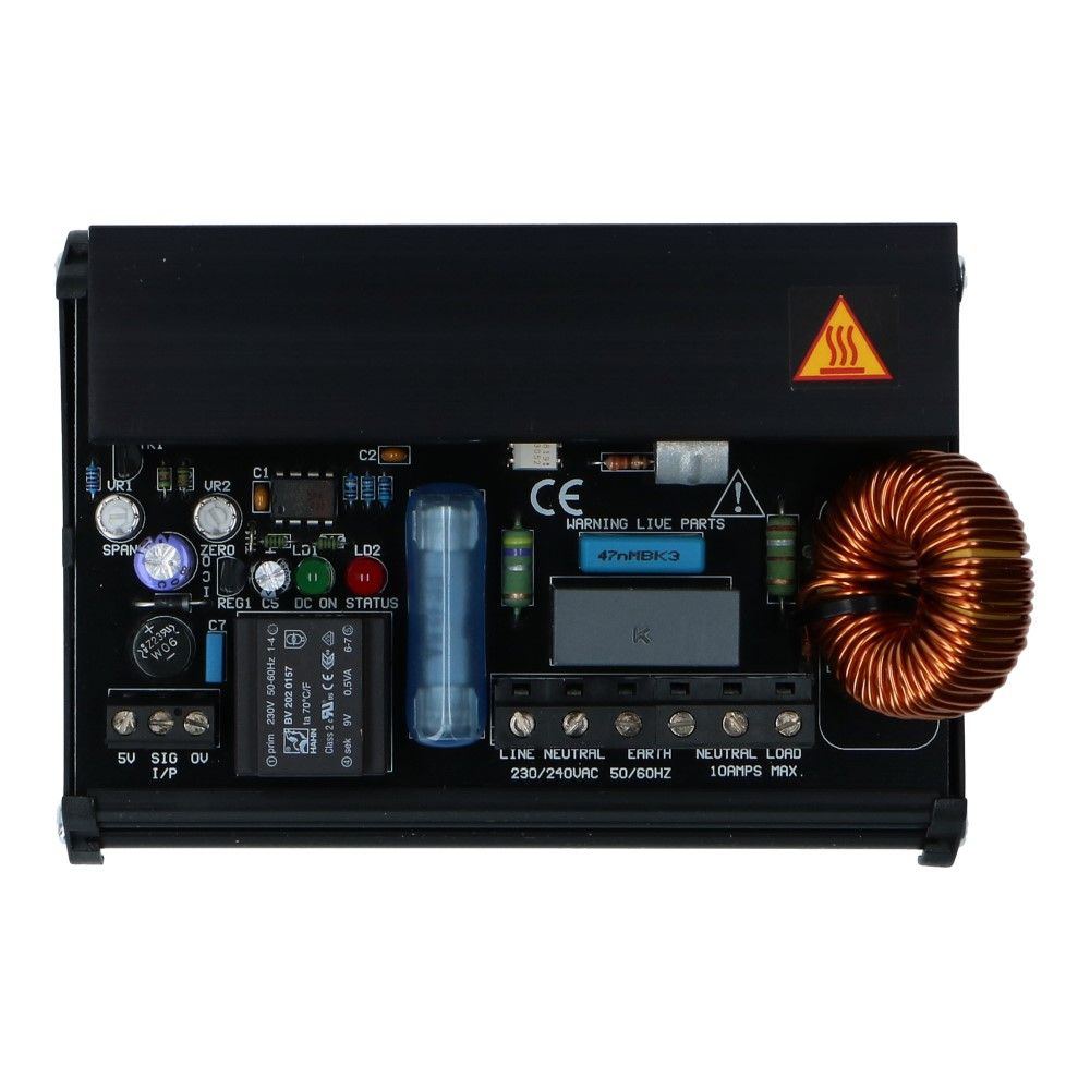 Regelaar 220-240VAC inductie 0-5/10V of potmeter