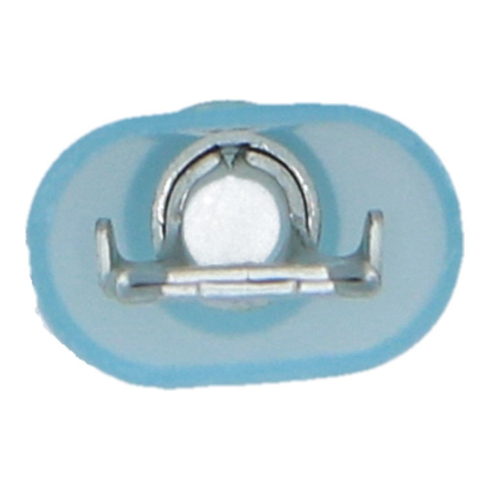Kabelschoen vlakstekker ISO B-6.3mm D-0.8mm Blauw - 100 stuks