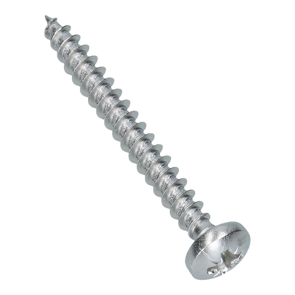 Spaanplaatschroef 6x55 bolkop RVS A2 PZ3 - 200 stuks