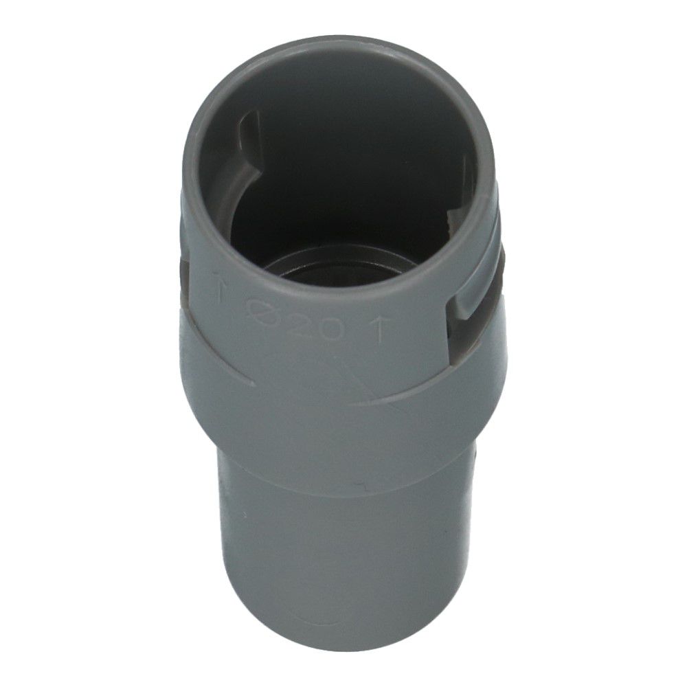 Koppeling van 20mm flexbuis naar 19mm en 16mm