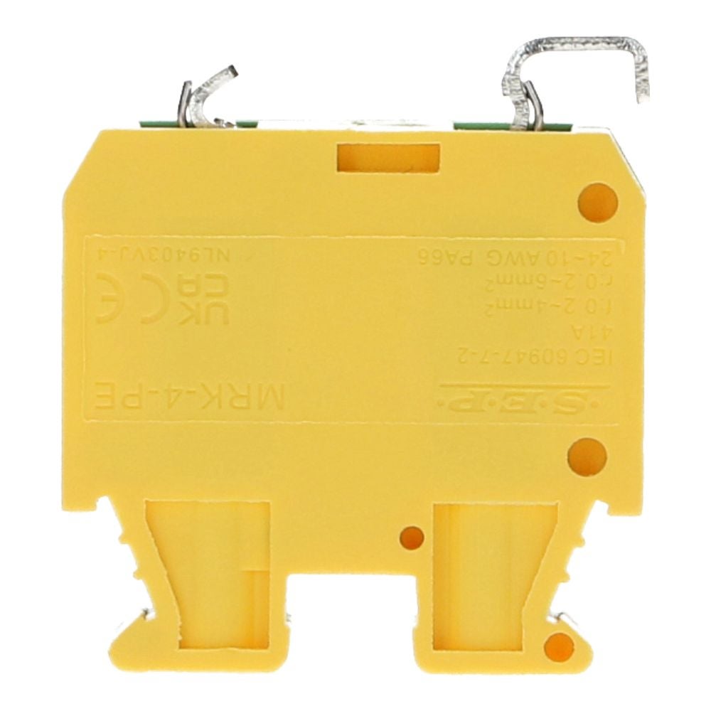 TS15 mini-aardklem 0.2-4mm² geel/groen