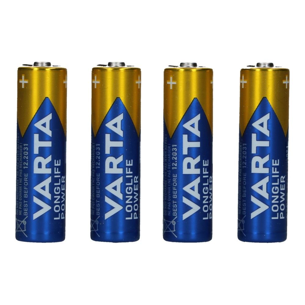 AA Varta batterij LR06 1.5V Longlife Power 4 stuks