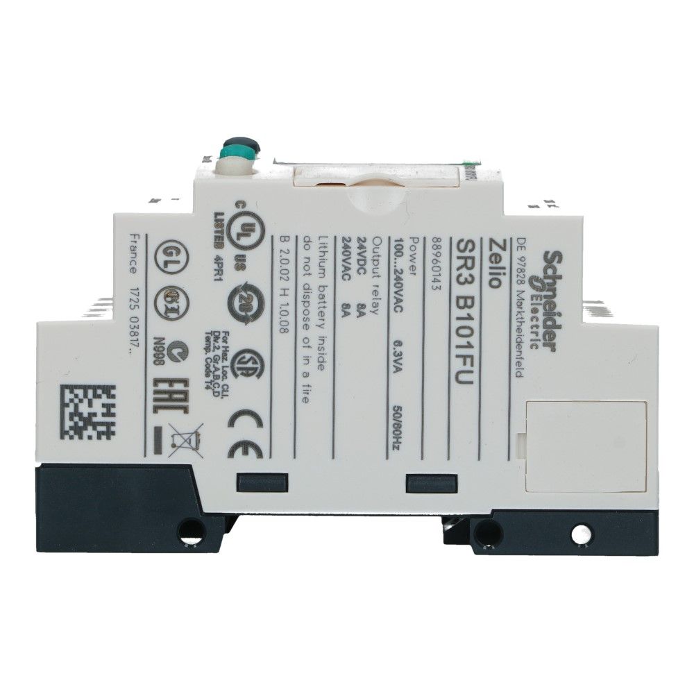 Zelio PLC met klok 10I-O 6in 4uit met scherm 100-240VAC