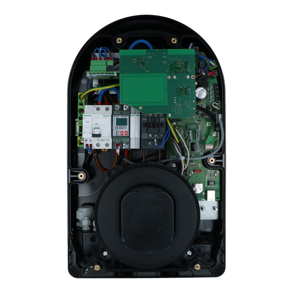 Evlink Pro Oplaadpunt T2 contactdoos 1 fase 7.4kW A-30mA MID kWh-meter