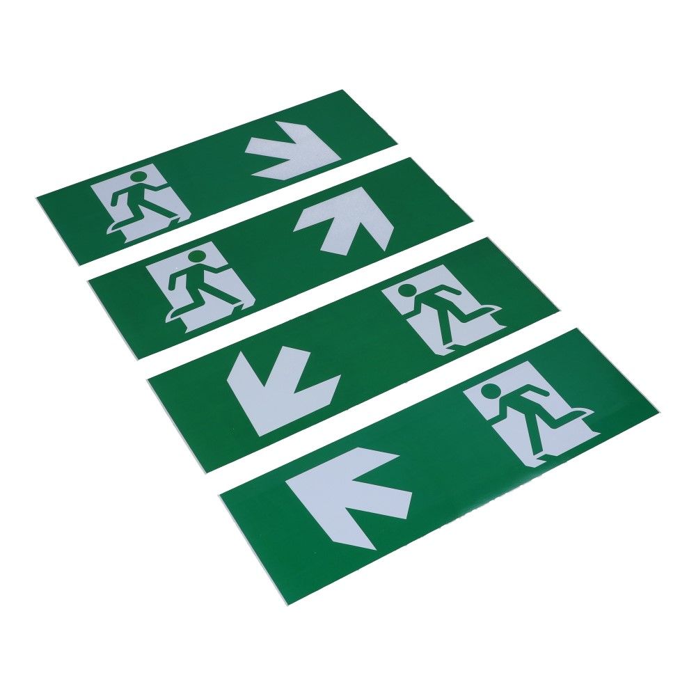 Noodverlichting Pictogramset trap 4 stuks zelfklevend