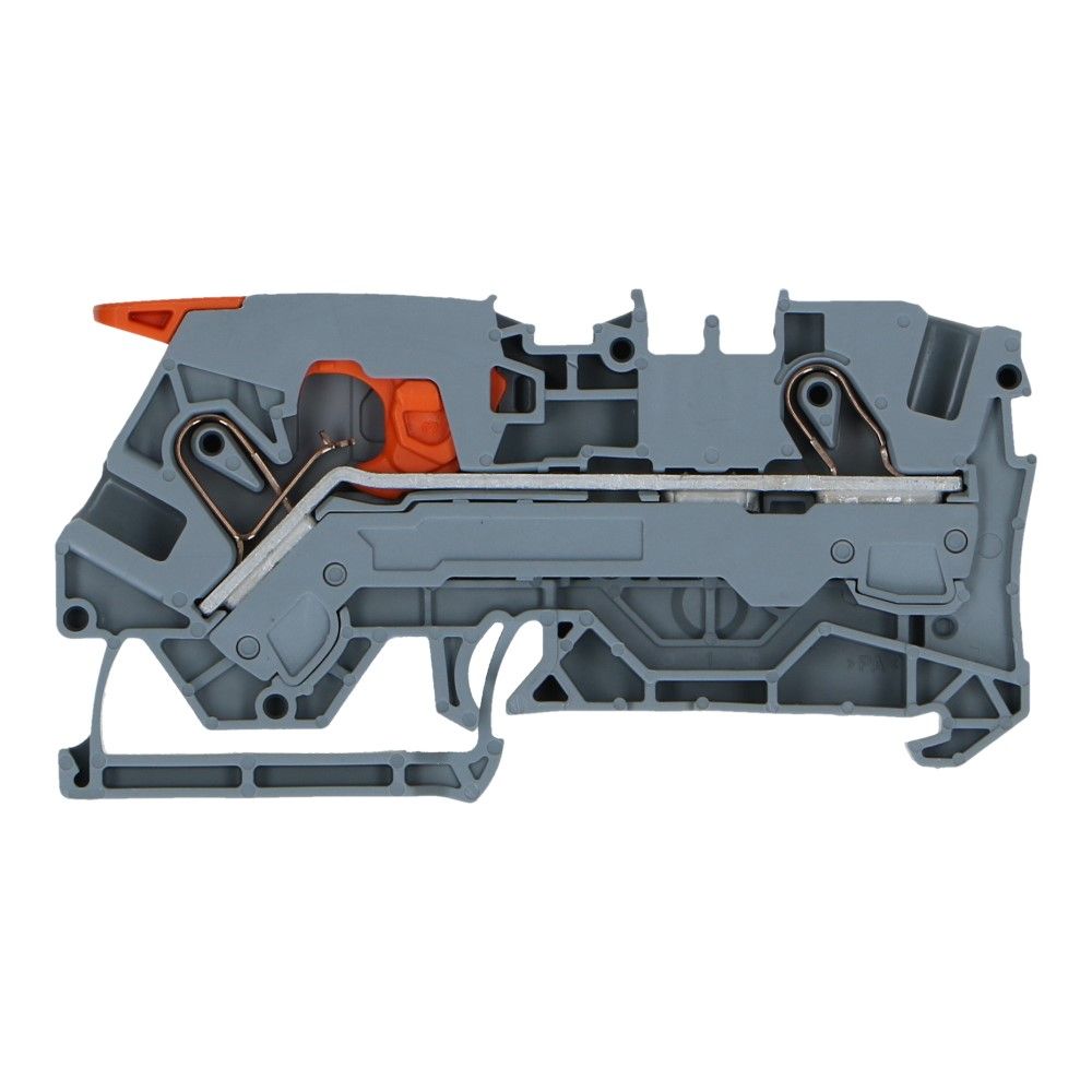 WAGO montageklem hendel 6mm² grijs