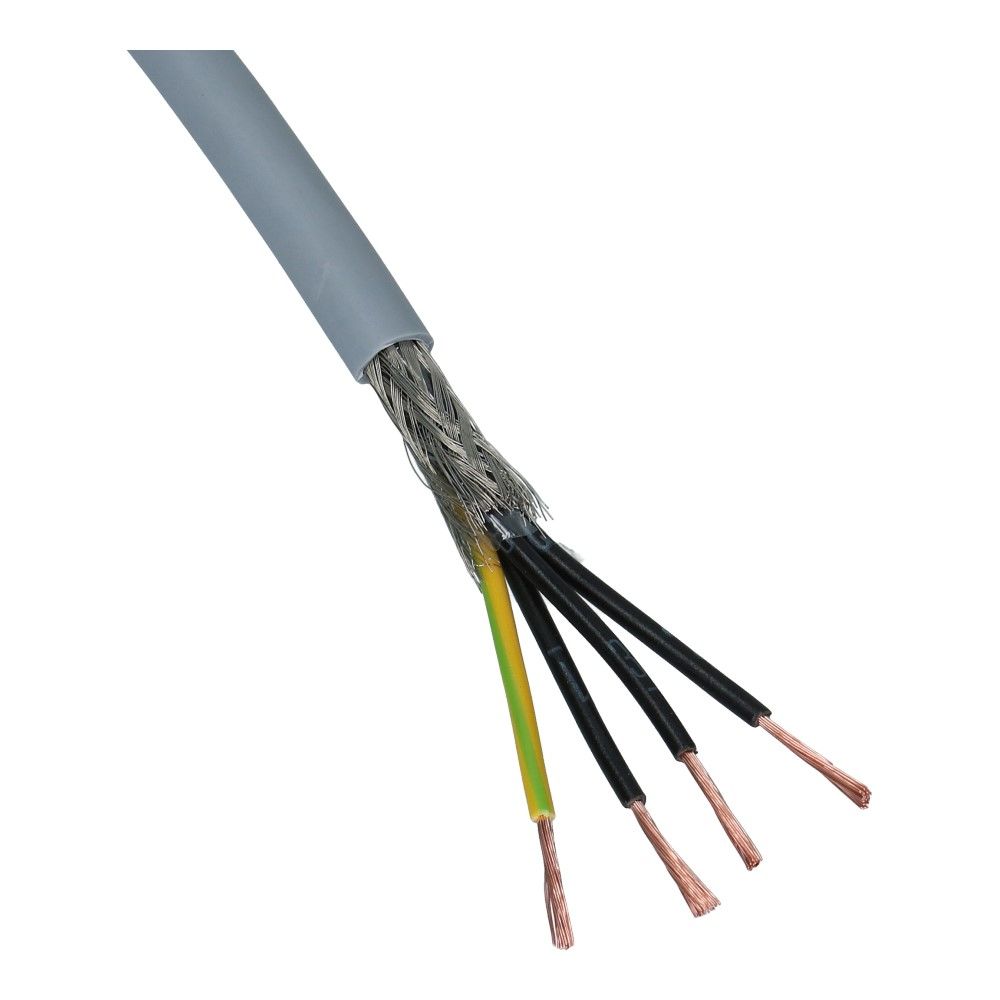 Stuurstroomkabel F-CY-JZ 4x4mm² grijs afgeschermd
