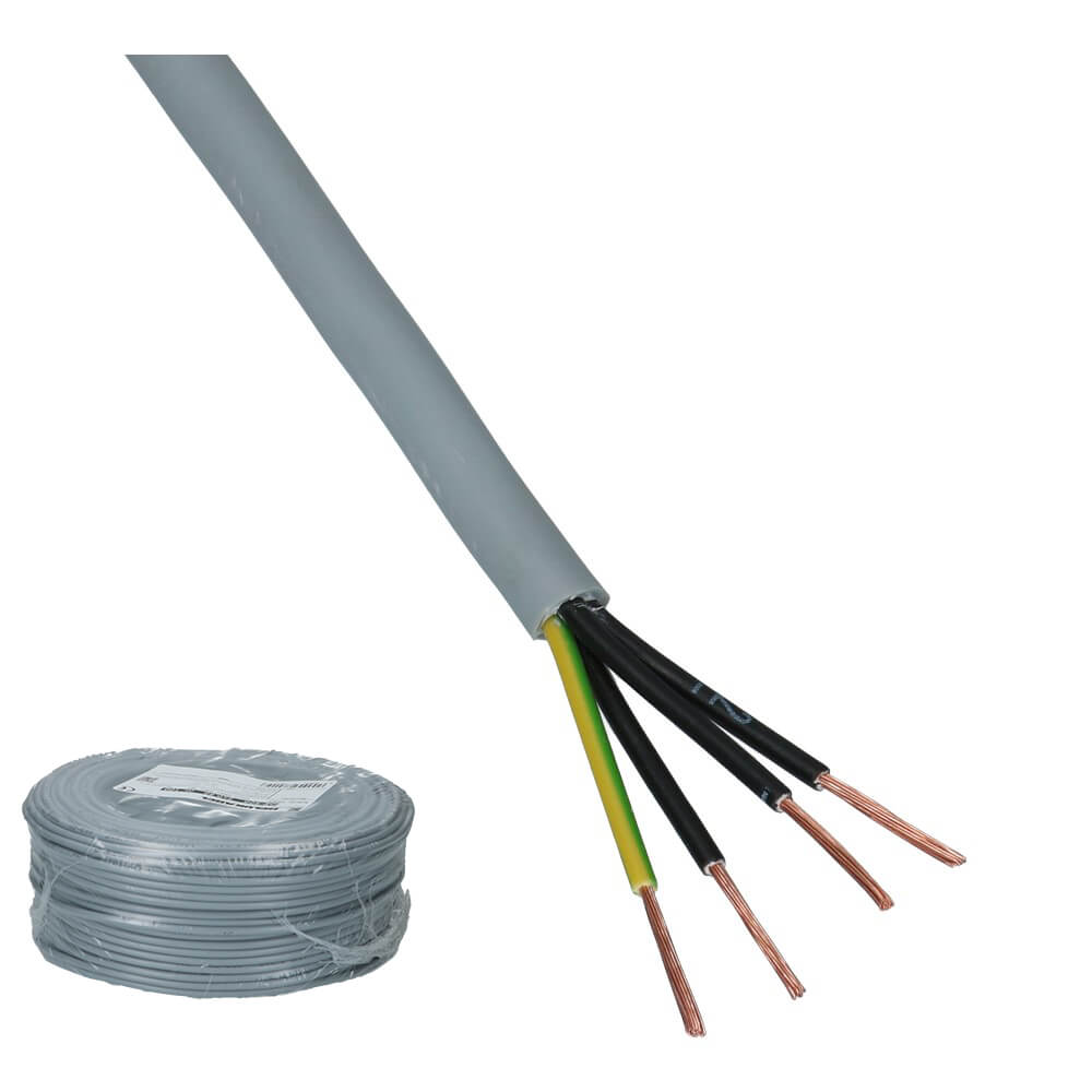 Stuurstroomkabel JZ-500 4x1mm² grijs - 100 meter