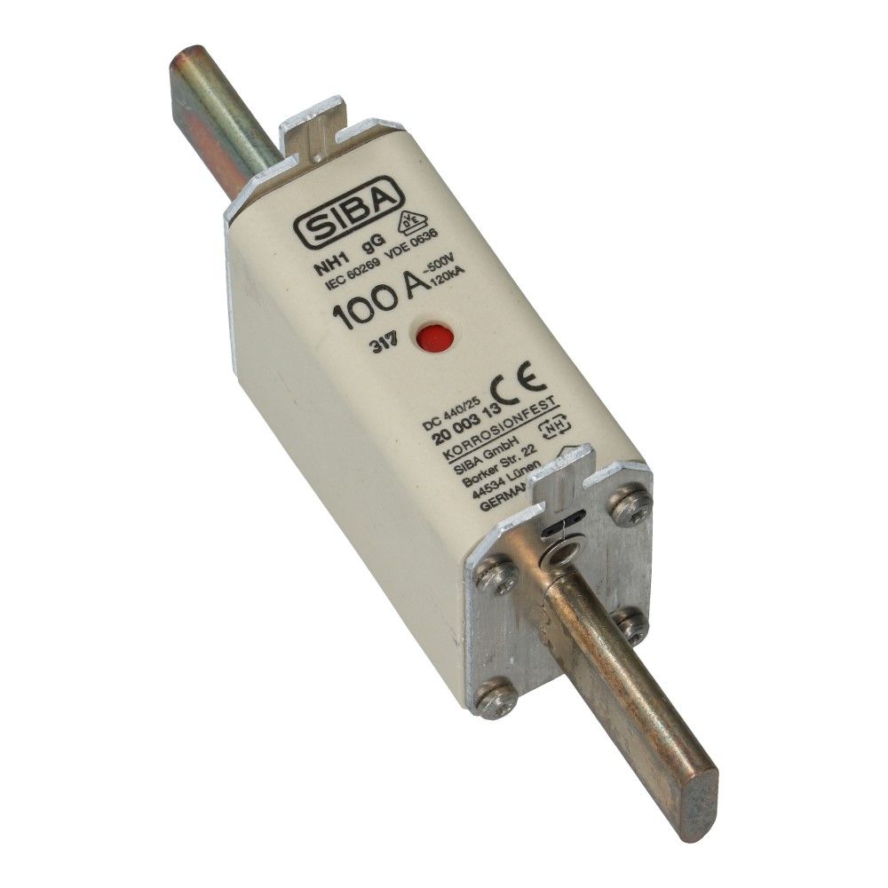 Mespatroon NH1/0 100A gL/gG 500V 135x29.5x48