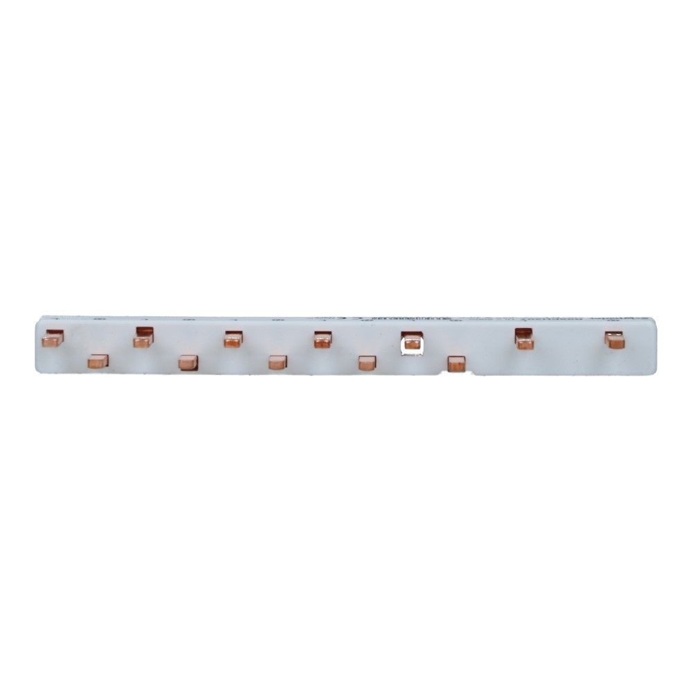 Kam pin wit 2 fase 12 pole 2x18mm, 10x9mm offset 5mm