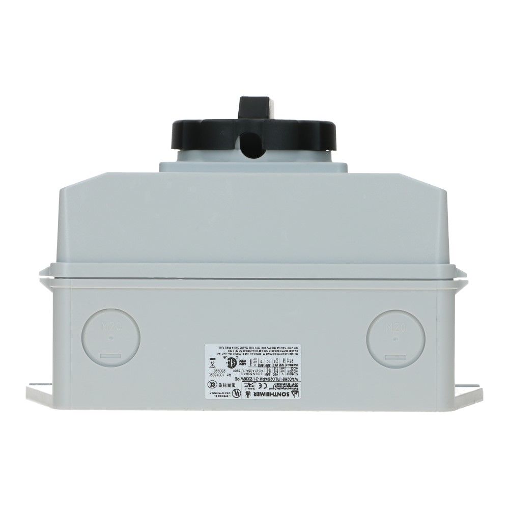PV-werkschakelaar 25A 4 polig IP65 met 7x PE