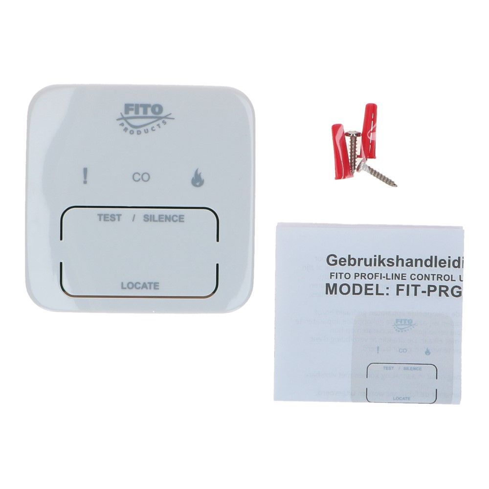 Control unit voor testen draadloze gekoppelde rookmelders lithium 10jaar 3V
