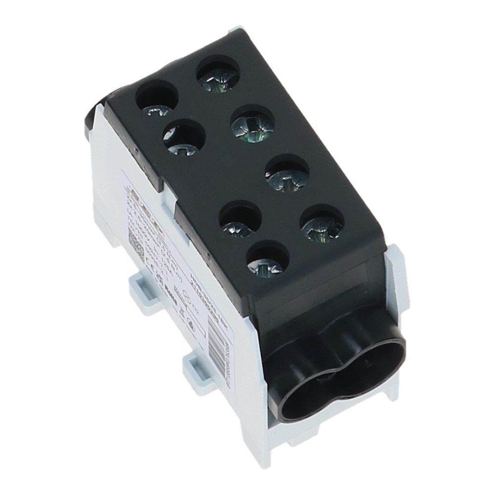 HLAK Hoofdkabel aftakklem 1x35mm²/1x25mm² zwart