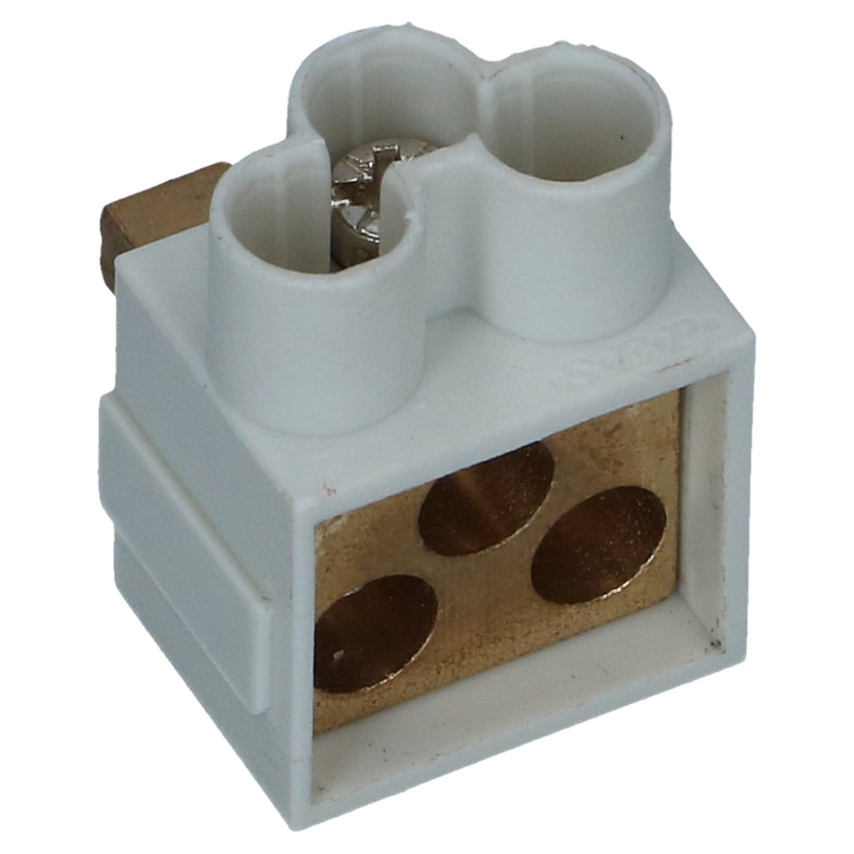 Aftakblok pin grijs 1 fase 3x16mm²
