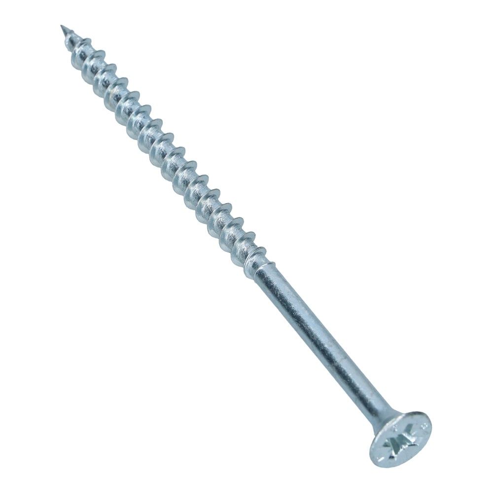 Spaanplaatschroef 6x110mm Verzonken Pozidrive 3 Deeldraad - 100 stuks
