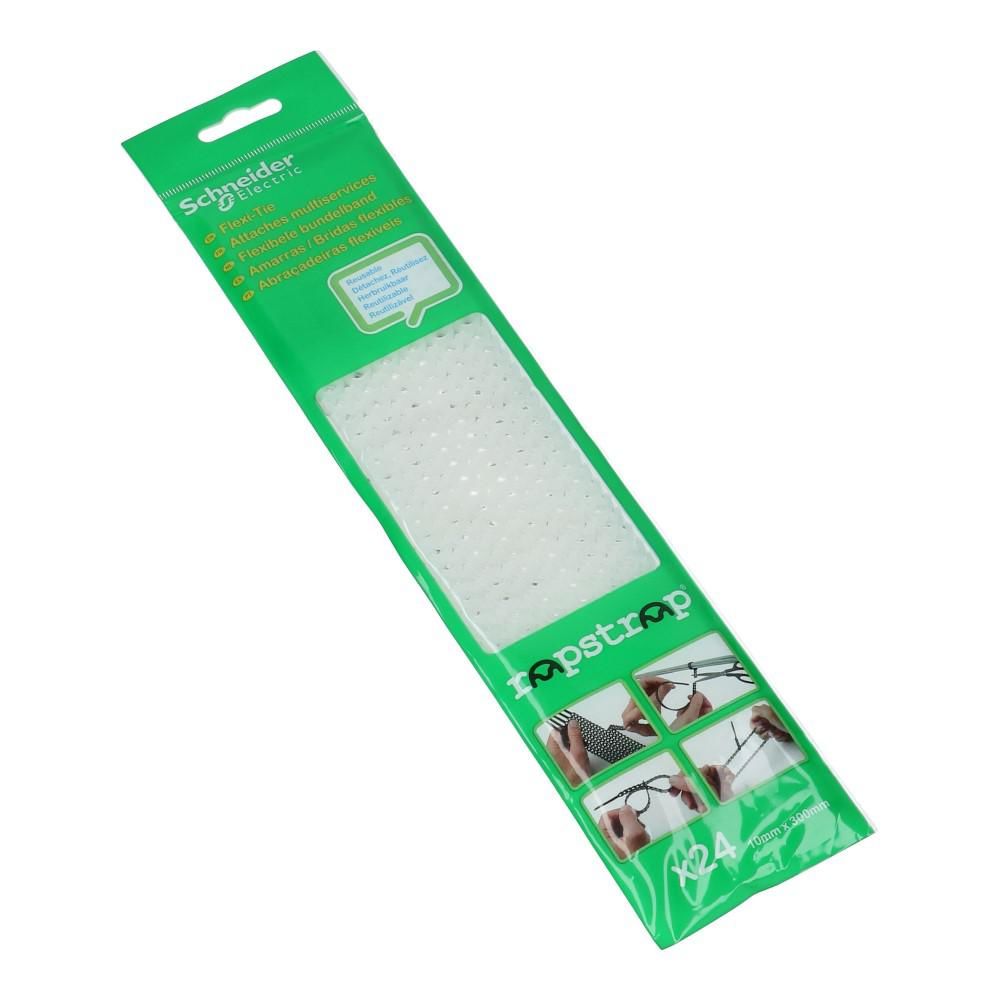 Rapstrap flex bundelband transparant - 24 stuks