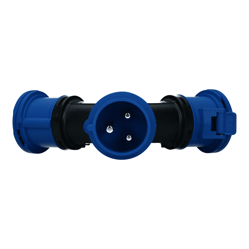 3 weg splitter 1x CEE naar 3xCEE 3p+n+e 32A