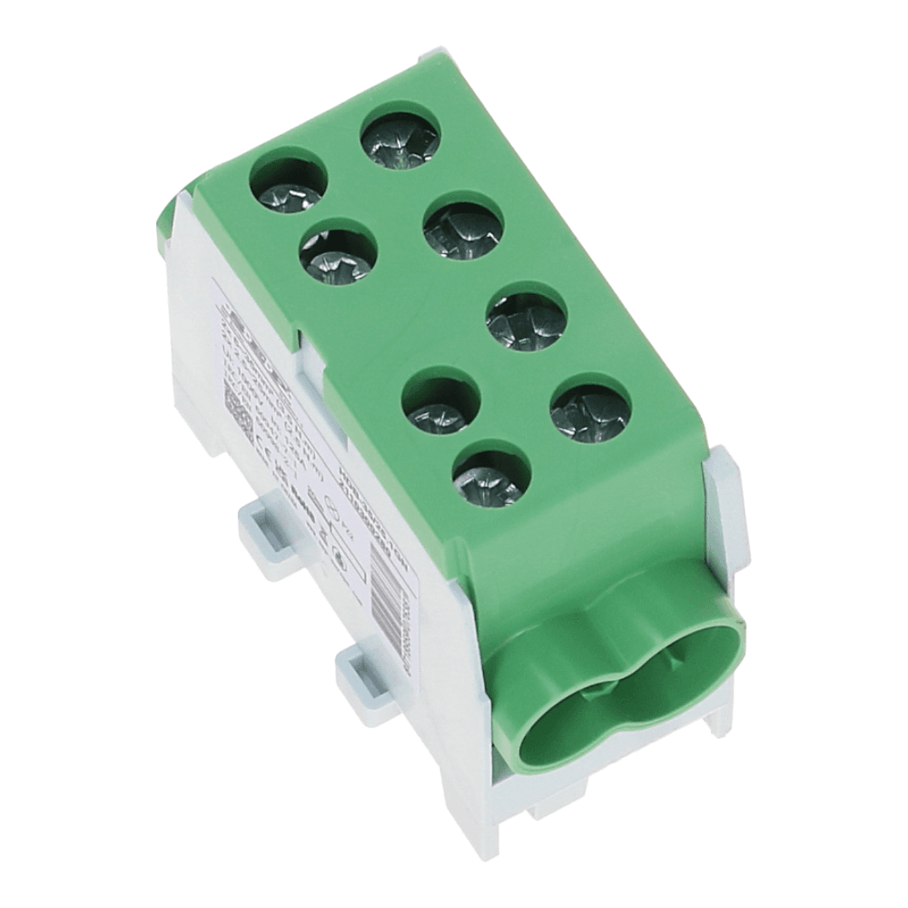 HLAK Hoofdkabel aftakklem 1x35mm²/1x25mm² groen