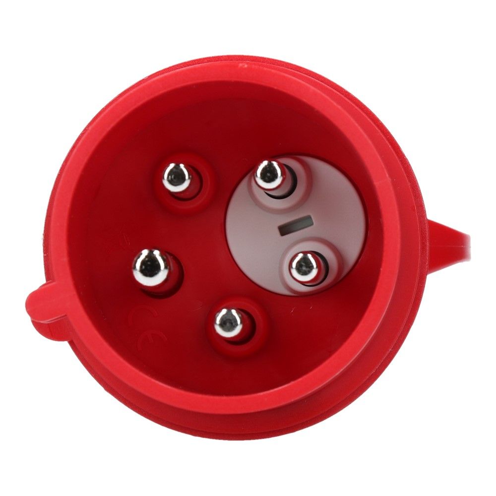 CEE fasenwissel male 5 polig 6H 32A IP44 stekker 380-415VAC