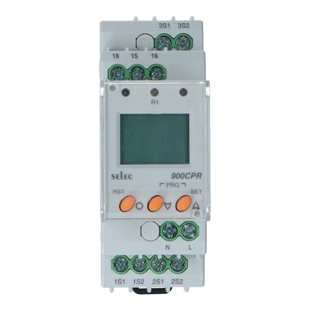 Stroomcontrole relais digitaal 0-999A 3 fase