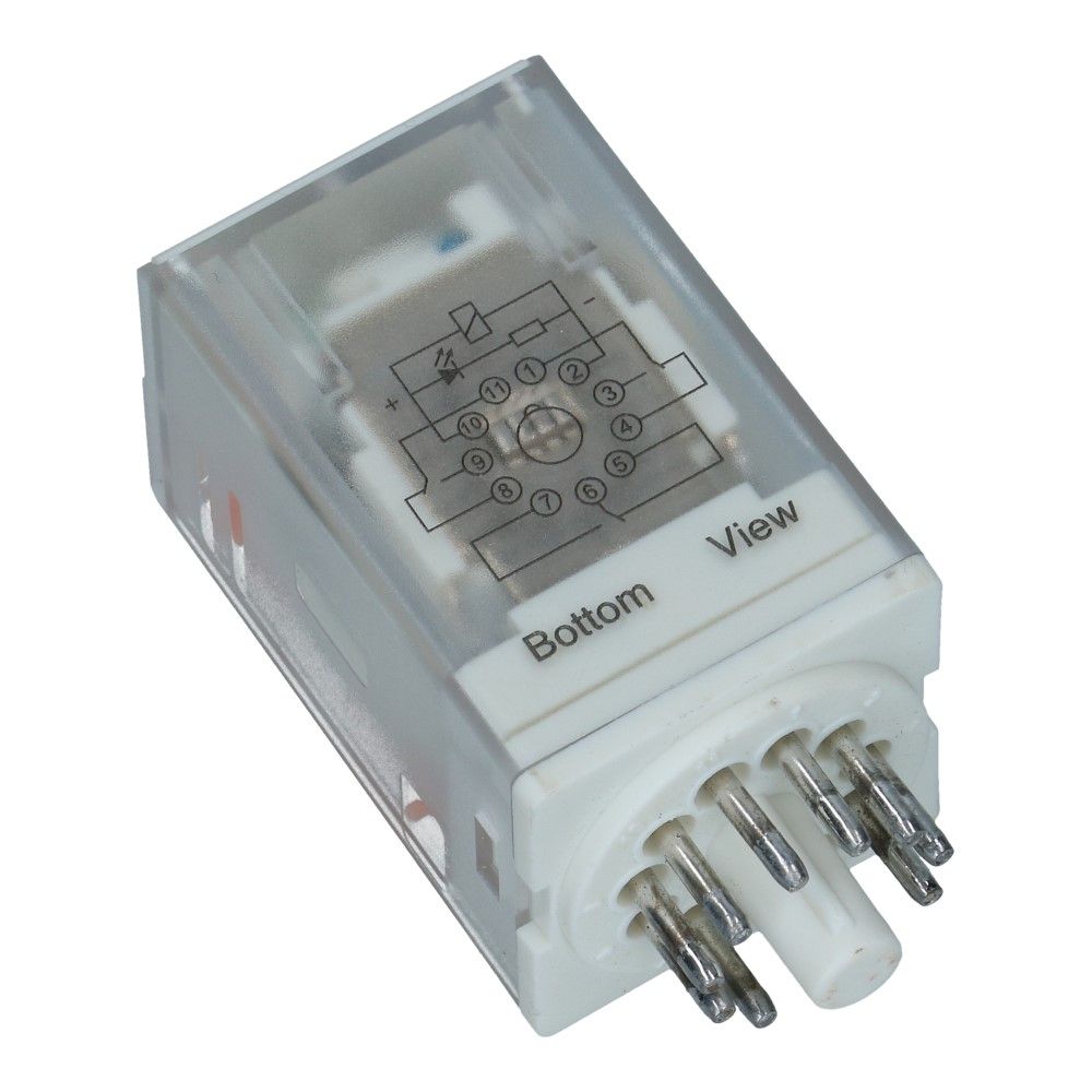 Relais industrieel 3xwissel 10A 12VDC