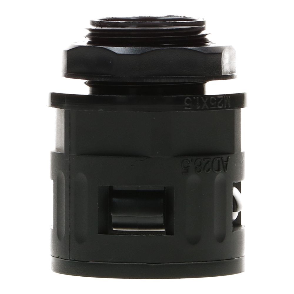 M25 snelconnector flexibele buis zwart 25mm