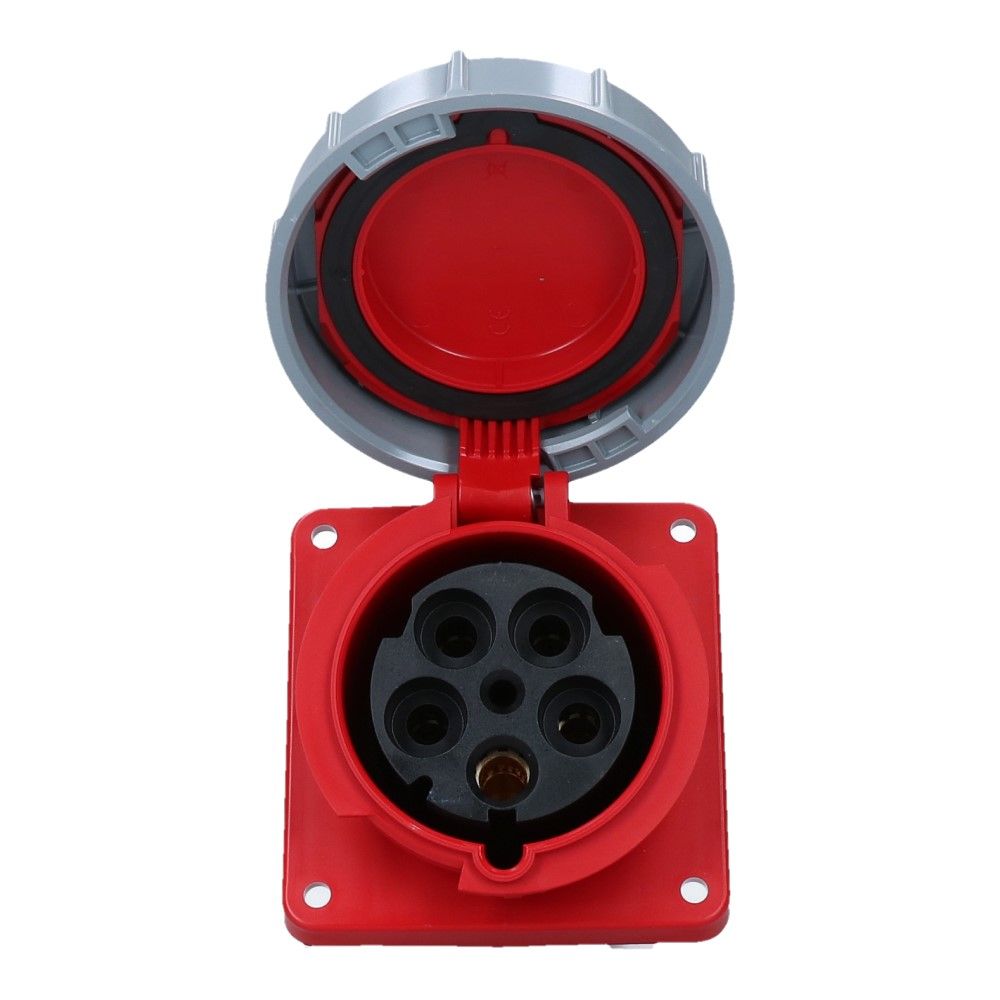 CEE female 5 polig 6H 125A IP67 inbouw wcd 380-415VAC