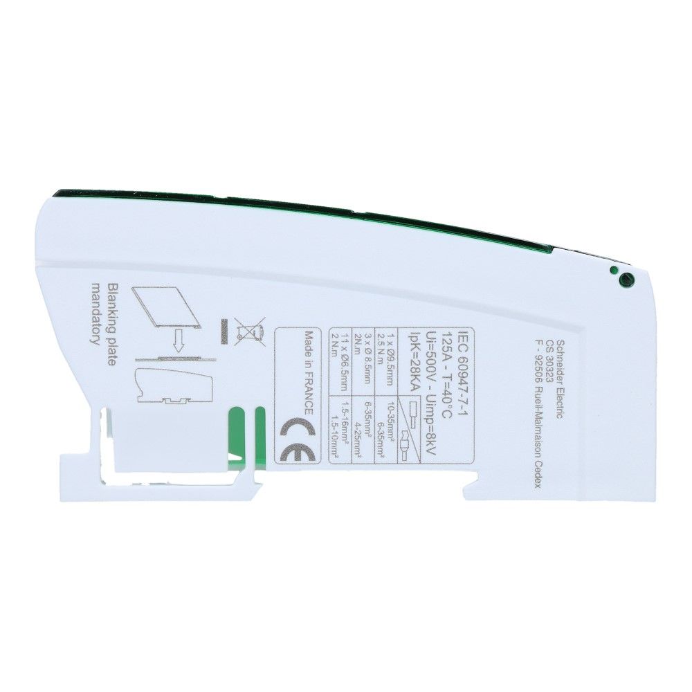 Verdeelblok DS 125A 4 rijen 15 aansluitingen 500VAC