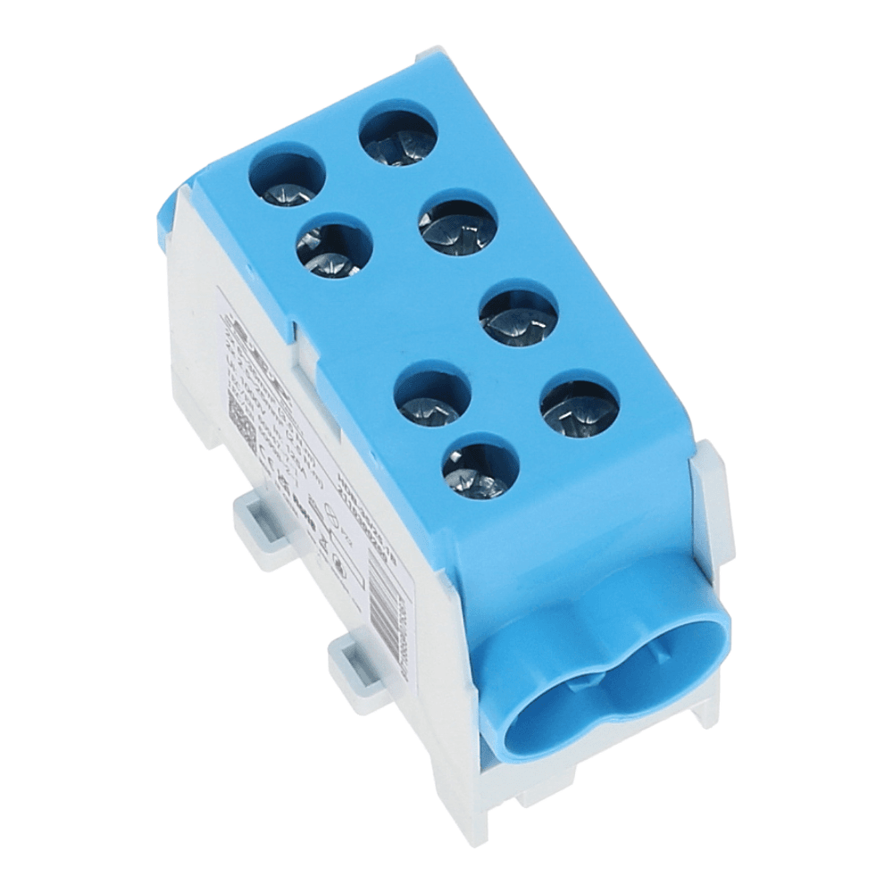 HLAK Hoofdkabel aftakklem 1x35mm²/1x25mm² blauw