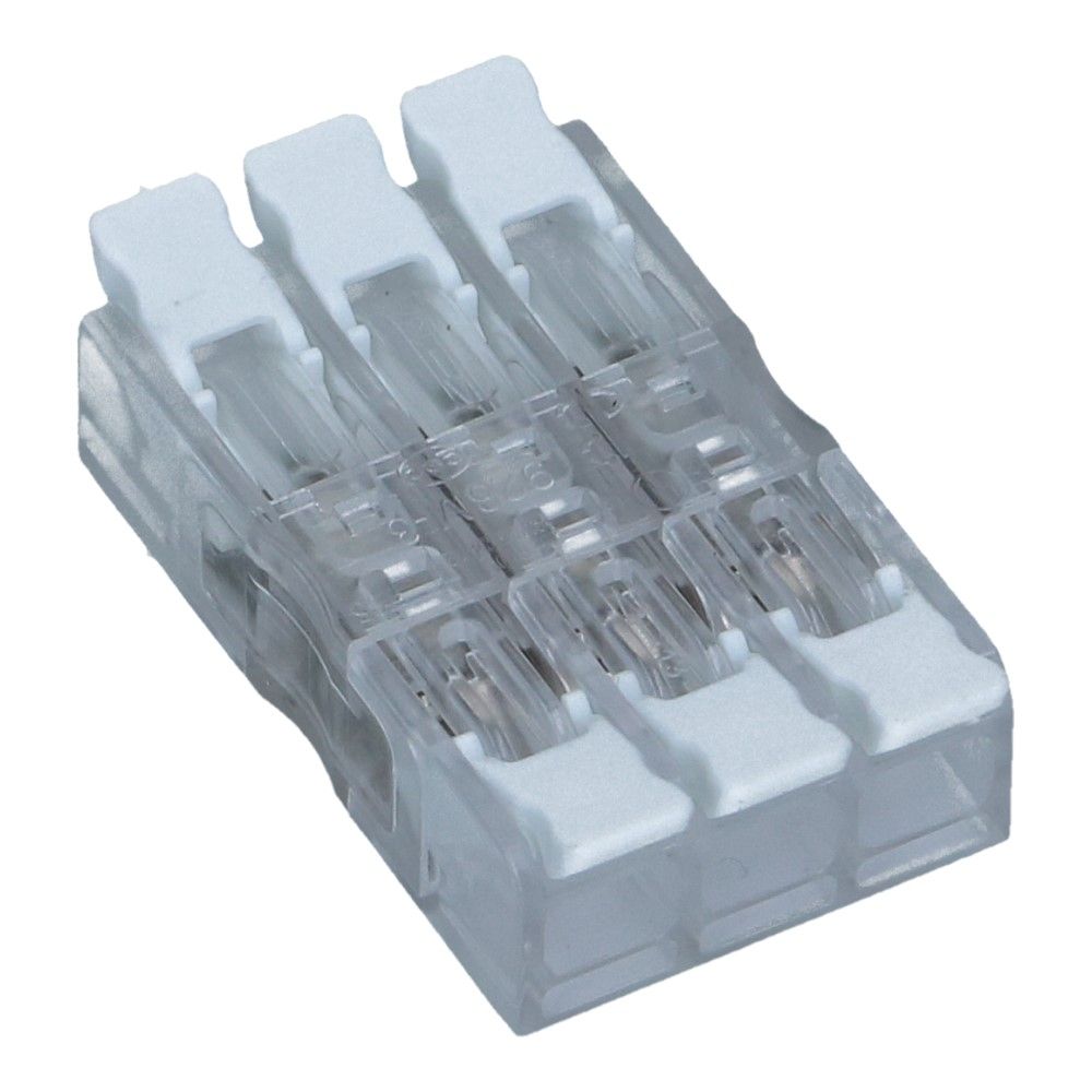 Doorvoerconnector 3p 0.2-4 mm² - 20 stuks