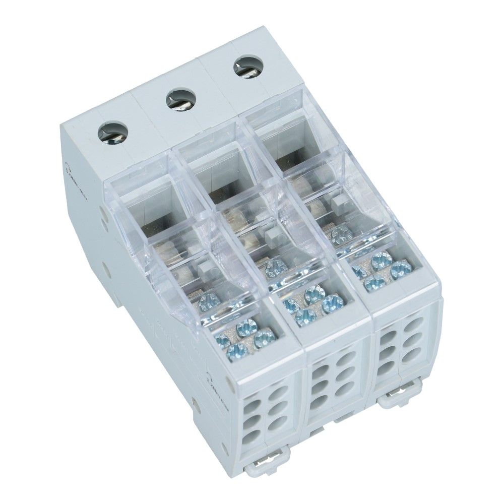 Verdeelblok JX2-9 125A 3p 1x50mm² 8x6mm²