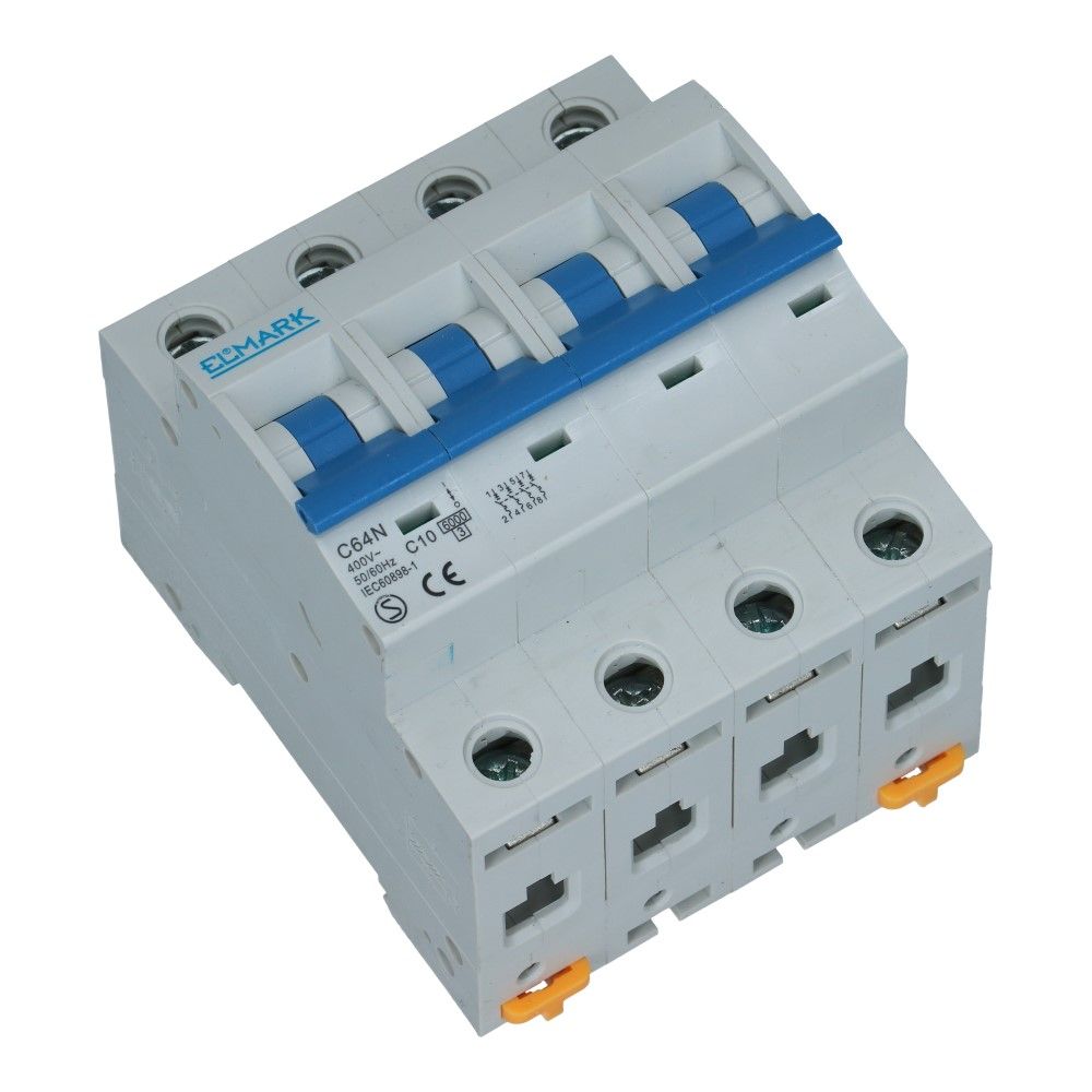 Installatieautomaat 4 polig 10A karakteristiek C
