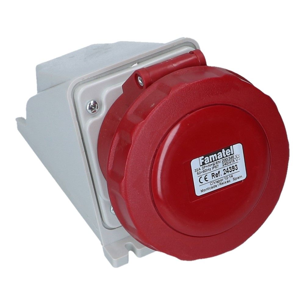 CEE female 5 polig 6H 32A IP67 wcd 380-415VAC