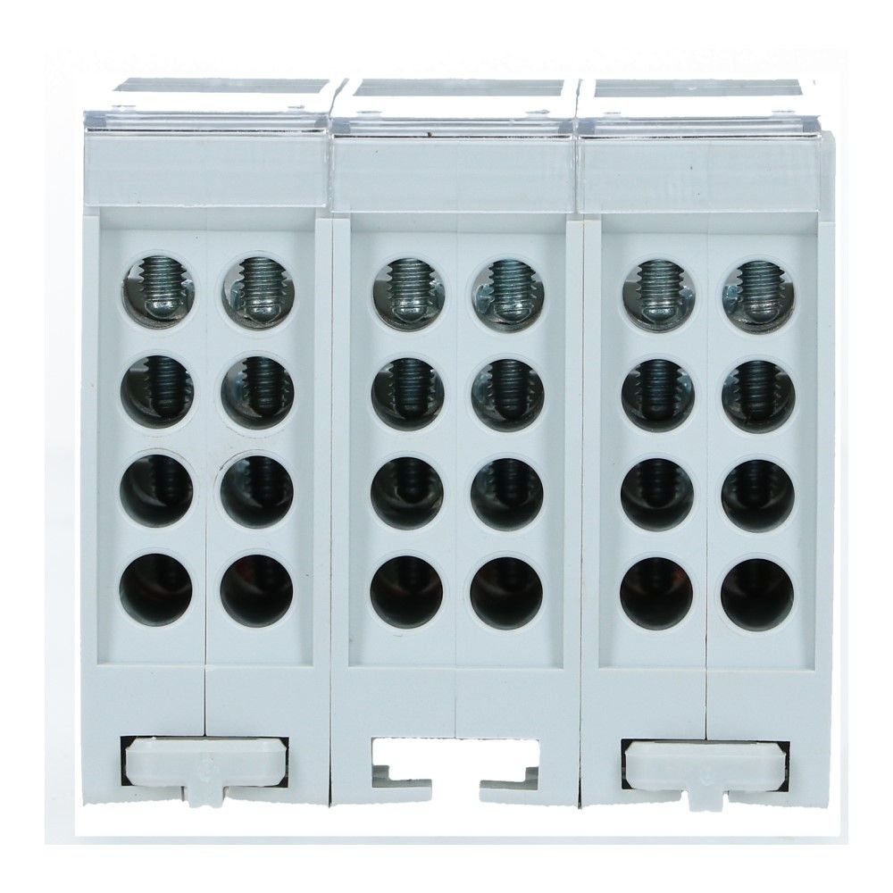 Verdeelblok JX2-9 125A 3p 1x50mm² 8x6mm²