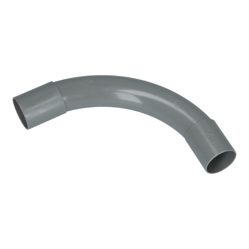 Hostalit bocht grijs 19mm Polvalit VSV - 25 stuks