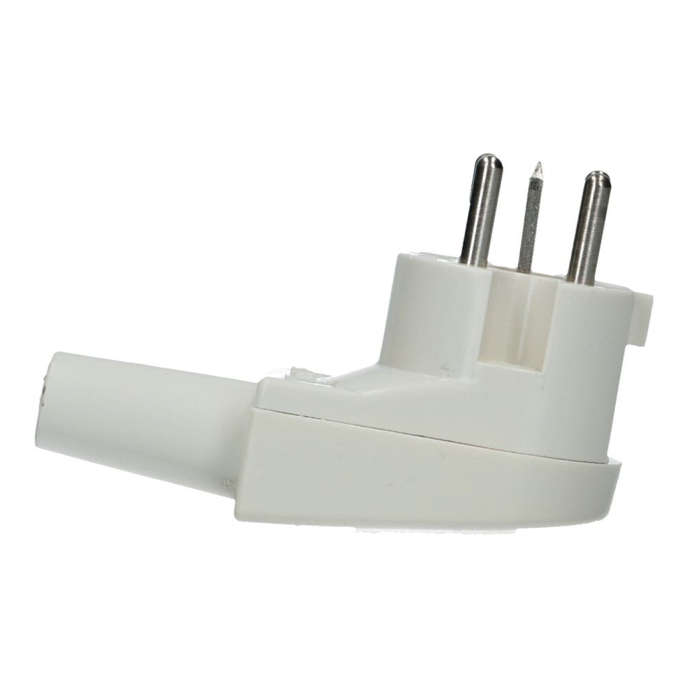 Perilex stekker 16A haaks creme