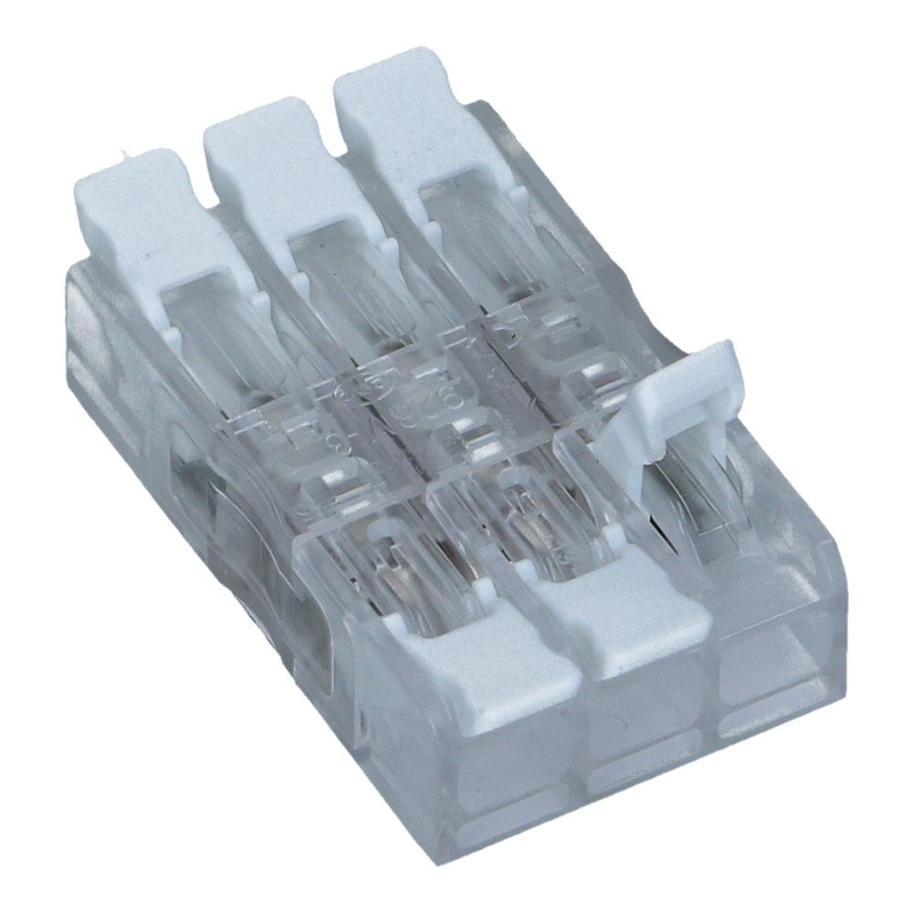 Doorvoerconnector 3p 0.2-4 mm² - 20 stuks