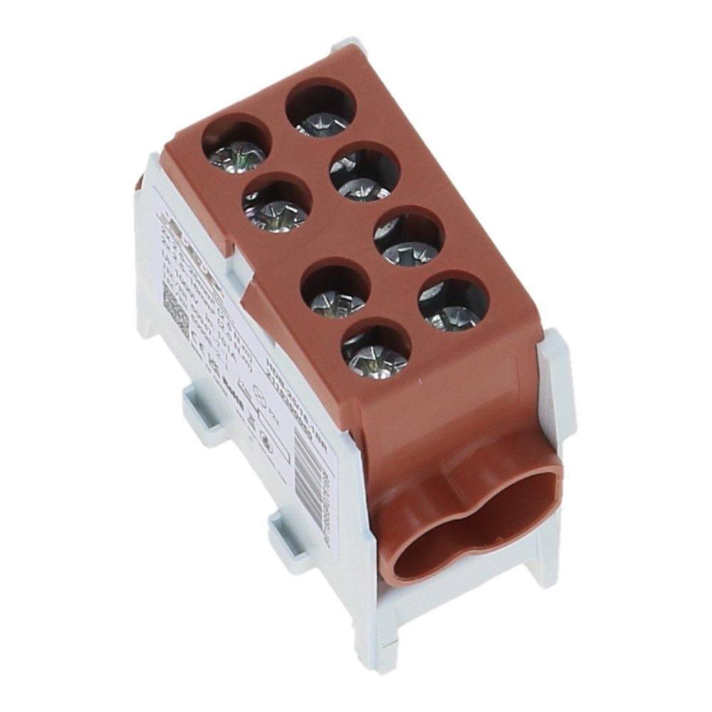 HLAK Hoofdkabel aftakklem 1x25mm² 1x16mm²  bruin