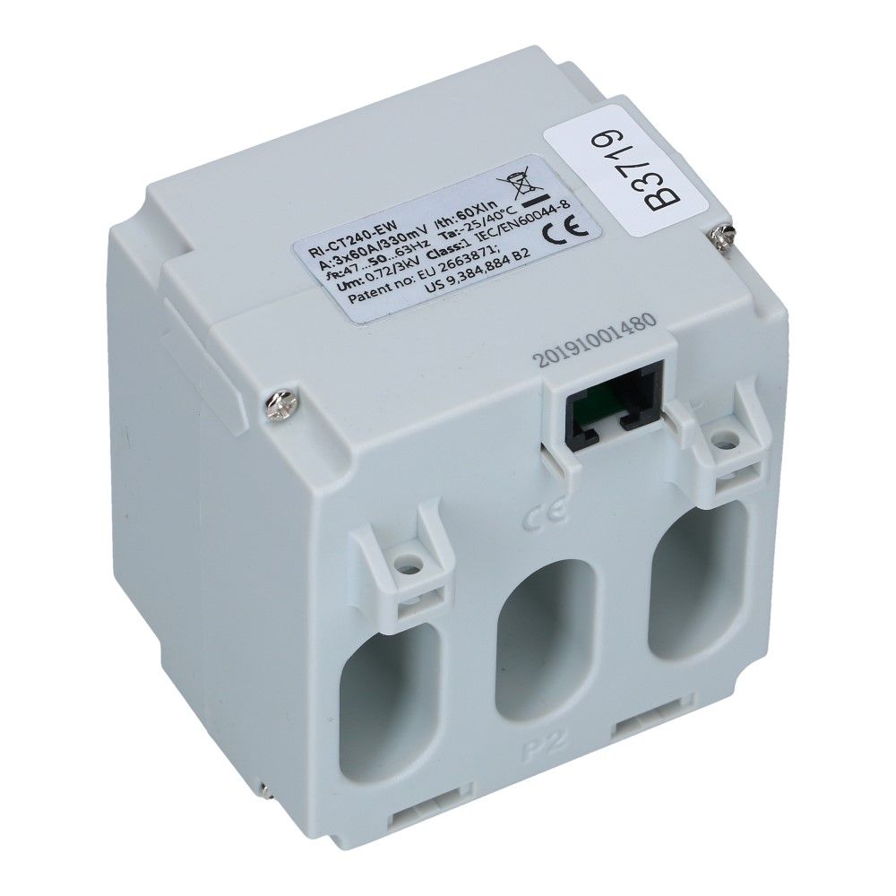 3 fase stroomkringtrafo 60A 330mV 240