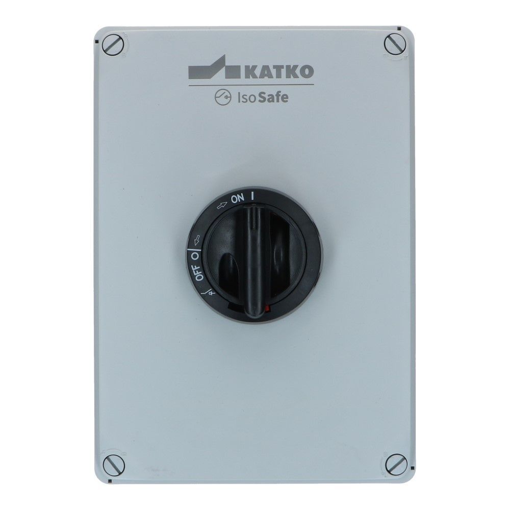 Werkschakelaar IP66 4 polig 40A 190x270x138mm zwart hendel ABS AC22-40A