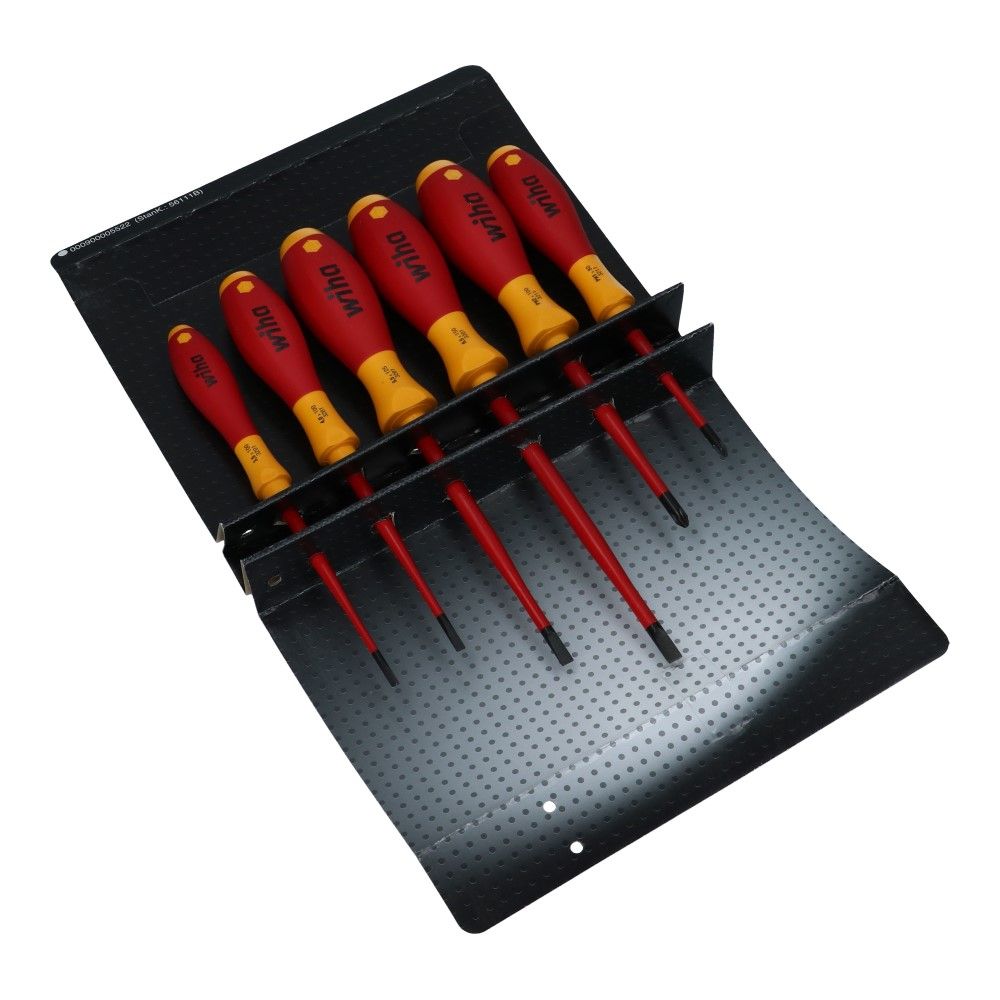 SoftFinish Electric slimFix Philips-sleufkop Schroevendraaierset 6-delig SL/PZ