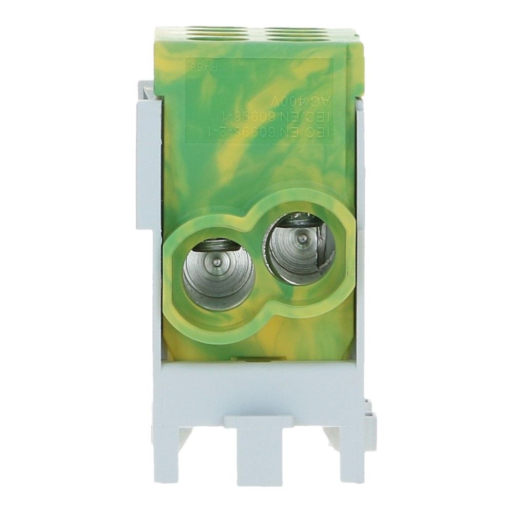 HLAK Hoofdkabel aftakklem 2x25mm² geel/groen