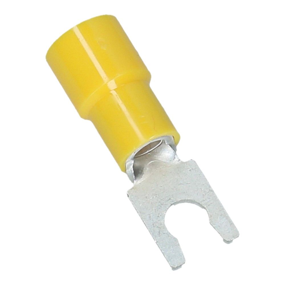 Kabelschoen vork opening 4.3mm B-7.9mm Geel - 50 stuks