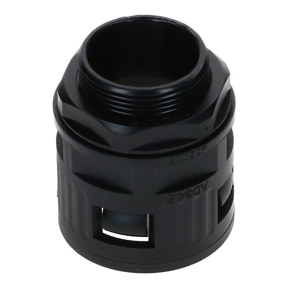 M32 snelconnector flexibele buis zwart 32mm