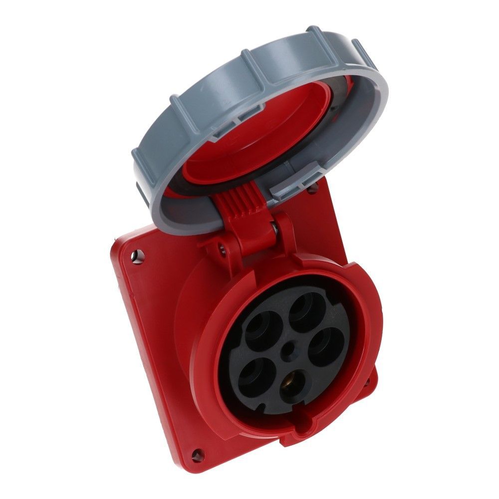 CEE female 5 polig 6H 125A IP67 inbouw wcd 220-240VAC