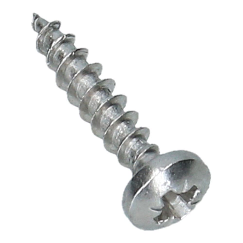 Spaanplaatschroef 3x16 bolkop RVS A2 PZ1 - 200 stuks